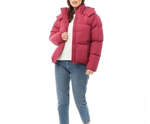 Veste d'hiver chaude coupe-vent en gros pour femmes, veste matelassée brillante, veste d'extérieur épaisse en duvet pour femmes, streetwear décontracté - Product Image 5