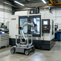Châssis de robot mobile en acier inoxydable/aluminium usiné sur mesure par CNC, pièces OEM de précision, composants AGV AMR
