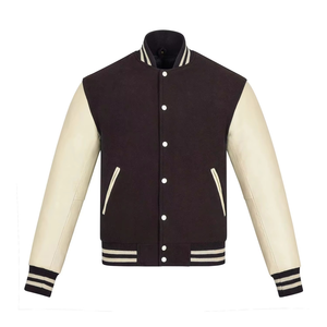 High Quality ODM OEM Customized Hooded Quilted Varsity <b>Jacket</b> Dragon Embroidery Breathable <b>Canvas</b> Material <b>Men</b> Streetwear - Product Image 1