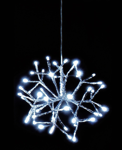 ไฟ LED รูปดาวแขวนกลางแจ้ง แสงขาวเย็น 30 ซม. 48 ดวง (F-Bright 00807) - Product Image 1