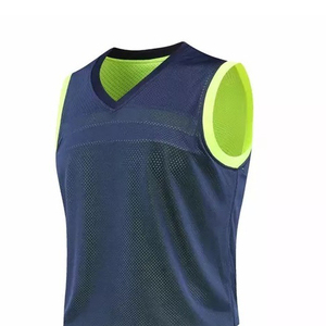 Maillots de basket-ball d'été respirants personnalisables 2024, 100% polyester, sans manches, vente en gros, service OEM, nouveau style - Product Image 2