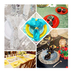 Rond de serviette en métal martelé plaqué or de qualité supérieure pour la décoration de table de dîner de mariage à la maison porte-serviettes de forme ronde - Product Image 5