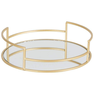 Design moderne et élégant Plateau de service luxueux en fil d'aluminium plaqué or Fonction de changement de couleur pour la salle d'exposition de mariage à domicile - Product Image 2