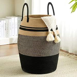 Versatile Water Hyacinth Storage <b>Basket</b> for Eco-Friendly & Sustainable Living Home Use - Product Image 3