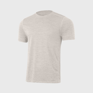 OEM personalizado hombres Slim Fit manga corta seco deportes gimnasio ejercicio camiseta Tops cuello redondo Cool Running Top - Product Image 6