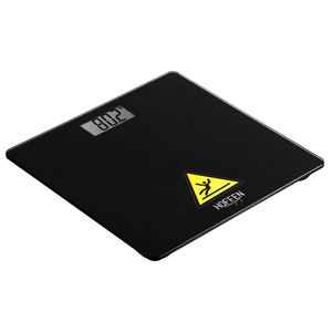 Hoffen BS-6039 NOIR Plateforme numérique en verre trempé avec affichage LED dissimulé automatique pour grande capacité, pour salle de bain intelligente domestique - Product Image 3