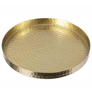 Plateau de service élégant en laiton, conçu pour l'accueil de luxe à domicile et une présentation de table élégante avec un attrait intemporel magnifique - Product Image 6