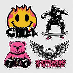 Pegatina de vinilo de PVC transparente personalizada, Adhesivo resistente a la intemperie, pegatina para coche, embalaje de botella, MOQ bajo disponible - Product Image 4