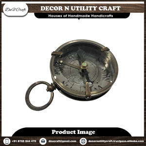 Mejore su decoración náutica: Reloj solar grabado personalizado al por mayor, brújulas náuticas de latón, decoración y utilidad de marca Uttar Pradesh - Product Image 5