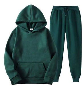 Conjunto Deportivo con Capucha y Logotipo Personalizado de Alta Gama, Transpirable, Ecológico, Chaqueta y Pantalones Deportivos, Resistente al Viento, Diseño Sólido para Invierno - Product Image 4