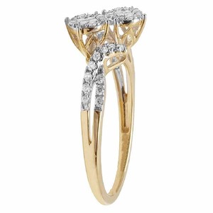 Elegante anillo de compromiso de moissanita en plata de ley 925 con piedras laterales Iced Out Wedding Band EE. UU. Joyería popular - Product Image 3