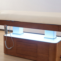Lit de beauté électrique au design moderne avec réglage multifonctionnel pour salon de beauté, spa, clinique, vente en gros directe d'usine