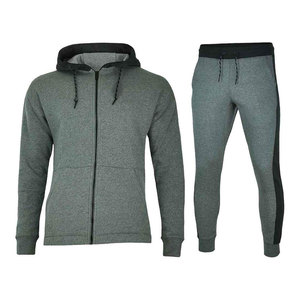Ensemble de survêtement en polaire respirant pour homme, coupe classique, avec pantalon et veste à capuche de haute qualité, option logo personnalisé - Product Image 5