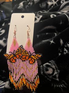Pendientes con cuentas de mariposa - Product Image 2