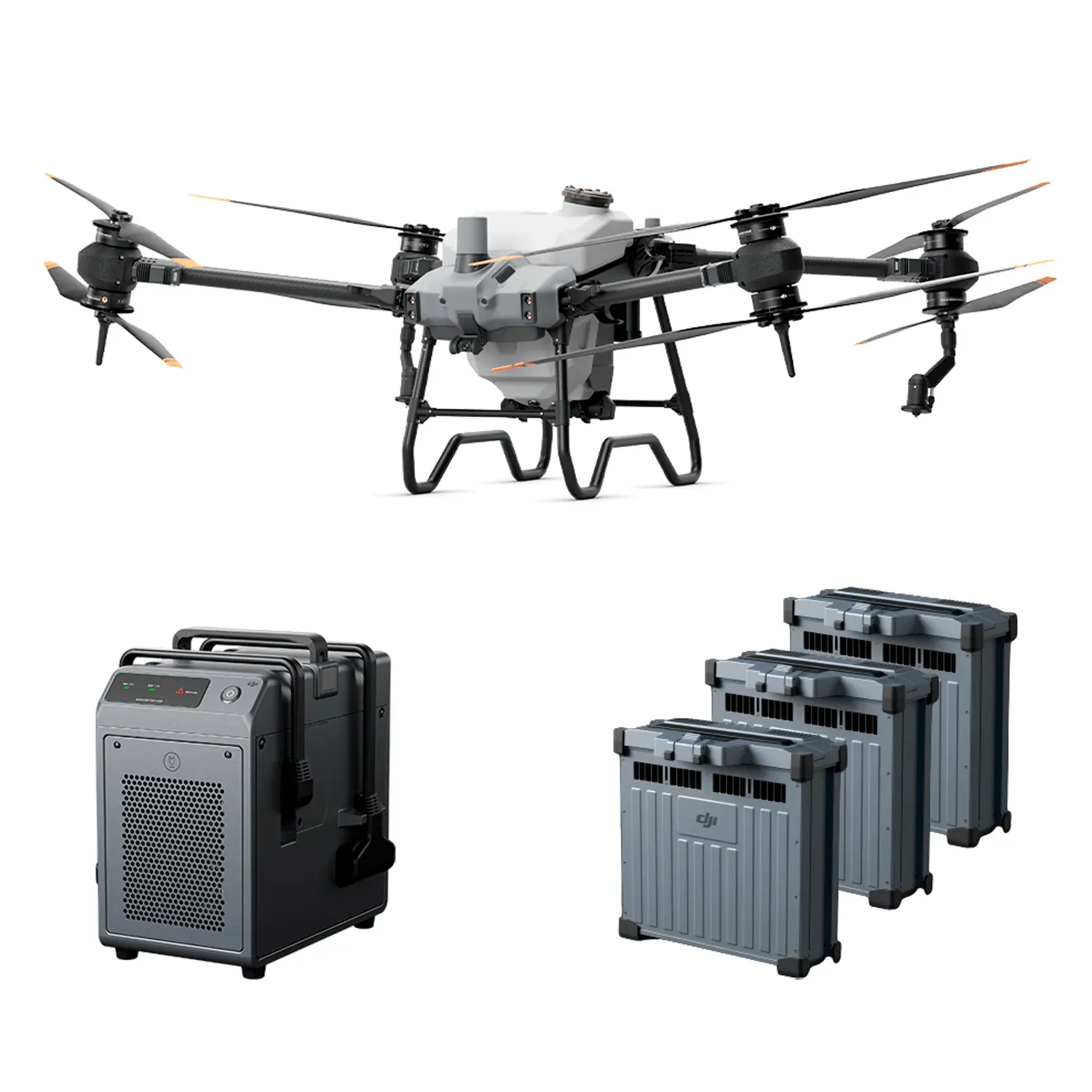 Dji agras t40 कॉम्बो कृषि कृषि पेलोड स्प्रेयर ड्रोन 40l टैंक 50 किलो वजन वाला पेलोड दोहरी शारीरिक छिड़काव प्रणाली