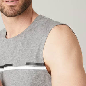Vente en gros de débardeur respirant à séchage rapide pour hommes-Sporty Gym Stringer pour la musculation et des vêtements décontractés - Product Image 4