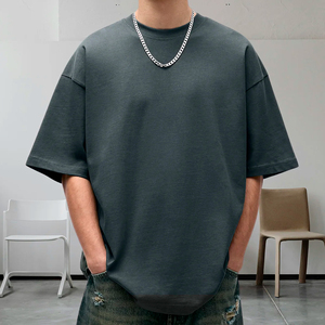 BD nouveauté t-shirts personnalisés pour hommes haute qualité en coton épais imprimé surdimensionné grande taille avec logo avant - Product Image 5