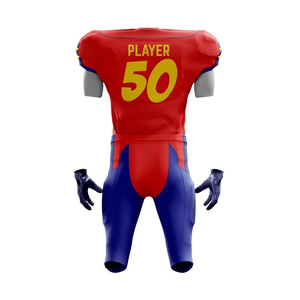 Nouvel uniforme de football américain personnalisé, best-seller, imprimé numériquement, manches courtes, séchage rapide, respirant, meilleur design, unisexe - Product Image 3
