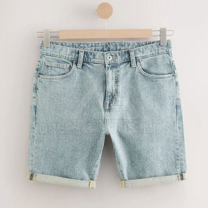 Meilleur prix, shorts en jean décontractés 100% coton, taille mi-haute, logo personnalisé, nouvelle arrivée en vente en ligne - Product Image 4