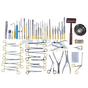 Kit de rhinoplastie ciseaux nasaux Instruments et outils chirurgicaux en acier inoxydable 23 pièces ciseaux à septum porte-aiguilles à nez incurvé - Product Image 2