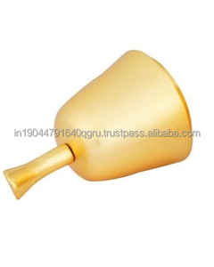 High Quality Handmade Gold Pear Shaped Wax Filled Metal Candle Wholesale - Product Image 2