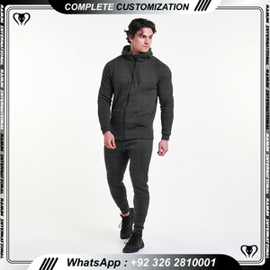 Derniers sweats à capuche surdimensionnés personnalisés pour hommes vêtements d'hiver avec fermeture à glissière et logo brodé Street Style ODM Supply - Product Image 5