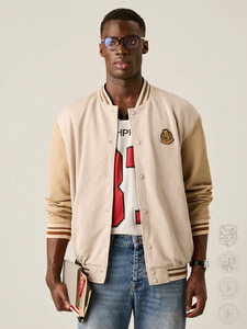 Custom Letterman <b>Men's</b> Varsity <b>Jacket</b> Baseball Logo Print Wool body <b>Leather</b> Sleeves Bomber Streetwear <b>Men</b> Casual <b>Jackets</b> - Product Image 4