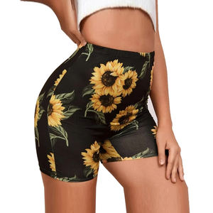 Outdoor Street Wear Stylish Workout Gym Running Breathable Shorts For Women Best Sublimation Printing Women's Shorts - Product Image 2