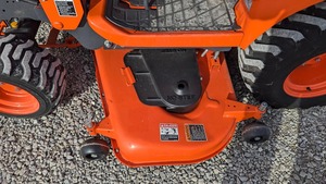 Kubota BX23S with front end loader back <b>hoe</b> attachment and 60 belly mower - Product Image 3