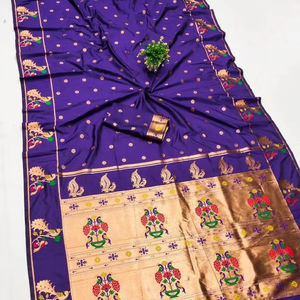 ANUPANA AVANTIKA PAITHANI SOIE SAREE Vêtements indiens & pakistanais au prix de gros - Product Image 1