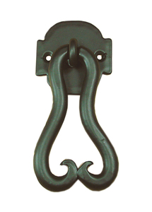 Aldaba de puerta de hierro fundido con acabado de latón para puerta principal aldaba de puerta decorativa - Product Image 4
