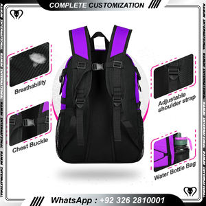 Mochila de béisbol para deportes al aire libre personalizada al por mayor mochila de fútbol americano bolsa de almacenamiento de equipo - Product Image 5