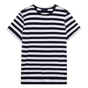 Flexora Sports Goods T-shirt en coton tricoté pour homme, coupe classique, col rond, manches courtes, respirant, vêtements décontractés - Product Image 6