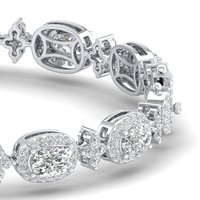 REYES alta calidad 925 plata esterlina Moissanite pulsera de cadena de eslabones cubanos para mujeres Drop Shipping boda joyería fina