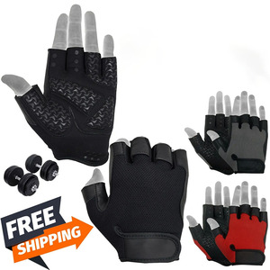 Hiệu Suất Tốt Nhất Tùy Chỉnh Người Đàn Ông Ngón Tay Ngắn Đi Xe Đạp Găng Tay Đua Tập Thể Dục Trọng Lượng Nâng Thể Hình Tập Thể Dục Giá Bán Buôn - Product Image 3