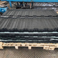 Tejas Metálicas con Recubrimiento de Piedra Clásicas Resistentes a las Heladas, Tejas de Acero con Borde Biselado, Garantía de 50 Años, Techos para el Mercado Ruso