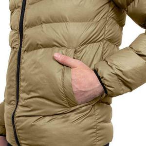 Blouson d'hiver pour homme en toile respirante de haute qualité, coupe ample, col en V, décontracté, rembourré, logo personnalisé sur le devant, couleur unie, 480g - Product Image 5