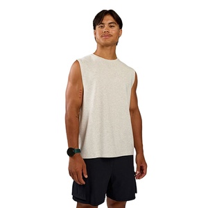 2026 New Arrival Plain Screen Print Logo Sportswear Tank Top <b>Men's</b> Workout Clothing Make Your Own Design Loose Fit <b>Singlet</b> - Product Image 2