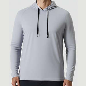 เสื้อฮู้ดผู้ชายแบบสวมใส่สบายสำหรับฤดูหนาว ผ้าโพลีเอสเตอร์ 100% ระบายอากาศได้ดี ซับเหงื่อ ป้องกันแบคทีเรีย แห้งเร็ว - Product Image 5