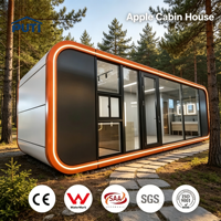 Cabine Pod de Luxe Premium 20ft 40ft, Design Moderne, Espace de Vie Extérieur Personnalisé, Préfabriqué pour Hôtels et Supermarchés