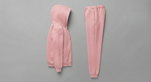 Conjunto Deportivo de Invierno para Adultos, Color Rosa Sólido, Sudadera con Cierre y Capucha, Pantalones Jogger con Cordón Frontal, Ropa Deportiva Informal de Dos Piezas - Product Image 5
