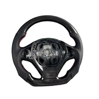 Volant de voiture en fibre de carbone premium avec LED pour BMW E46 M3 Touring Coupé 328i 330i Ci Xi 2001 2002 2003 2004 2005