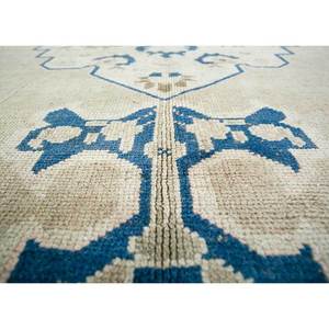 Alfombra de Lana Anudada a Mano Nuray Azul Pae-1854, Rectangular de 9x12, con Patrón de Medallón, para Decoración de Sala de Estar o Uso en Pasillos - Product Image 3