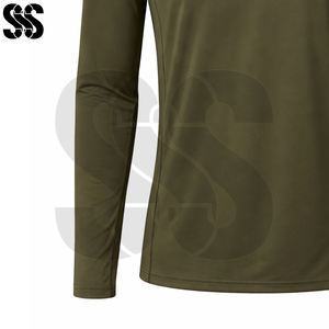 Chemise de soleil d'équitation pour homme, légère, respirante, couche de base pour l'équitation, été, séchage rapide, panneau en maille, anti-odeur, coupe ajustée, équitation - Product Image 5