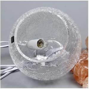 Gradation rotative Super belle glace en verre de l'Himalaya fissuré lumière de sel naturel lampe de nuit chaude créative - Product Image 4