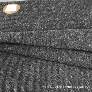 Eco friendly recycled wool polyester <b>blended</b> spandex soft warm knit fabric for skirts - Product Image 4
