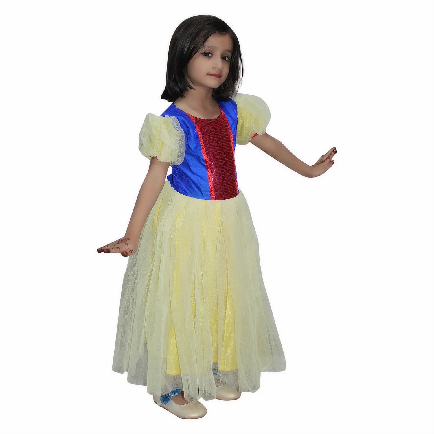 Recién llegado, vestido elegante de Blancanieves para niños, disfraz de libro de cuentos de hadas para función anual a bajo precio