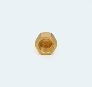 BrassBlizz 3/8 Dead Nut (Pack de 15) - Filetage 5/8-18, 45 °   Bouchon SAE, 1000 PSI, bouchon d'étanchéité en laiton pour la climatisation et la réfrigération - Product Image 4