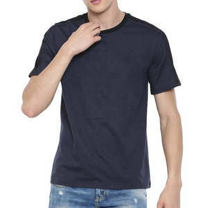 Logotipo personalizado de alta calidad de la camiseta de los hombres 100% algodón sólido patrón de impresión al por mayor Unisex Slim Fit camiseta - Product Image 4