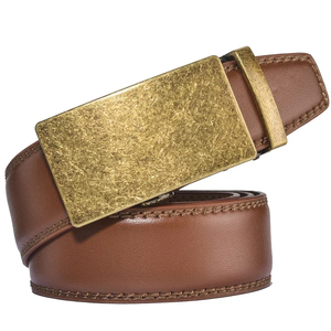 Cinturones de cuero genuino 100% ajustables para hombre de nuevo diseño, cinturón de cuero de última colección informal personalizado al por mayor - Product Image 5